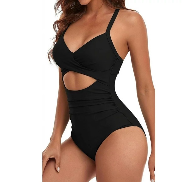 One Piece Cutout Bathing Suit - Picture 3 of 4